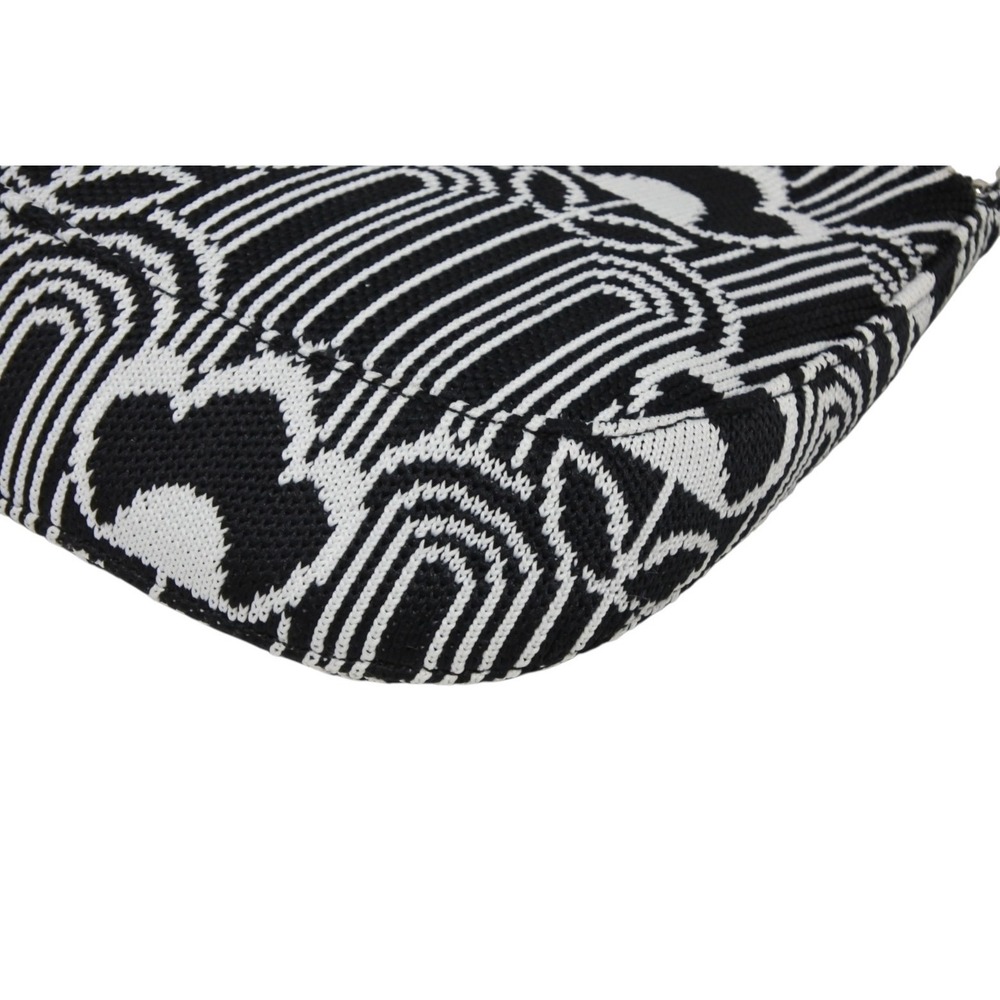 Prada Shoulder bag Cleo One black white knit Hobo jacquard - Picture 8 of 10